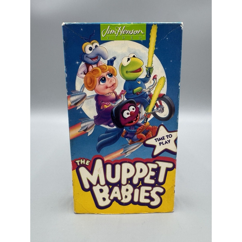 Muppet Babies Time to Play (VHS 1993) Jim Henson